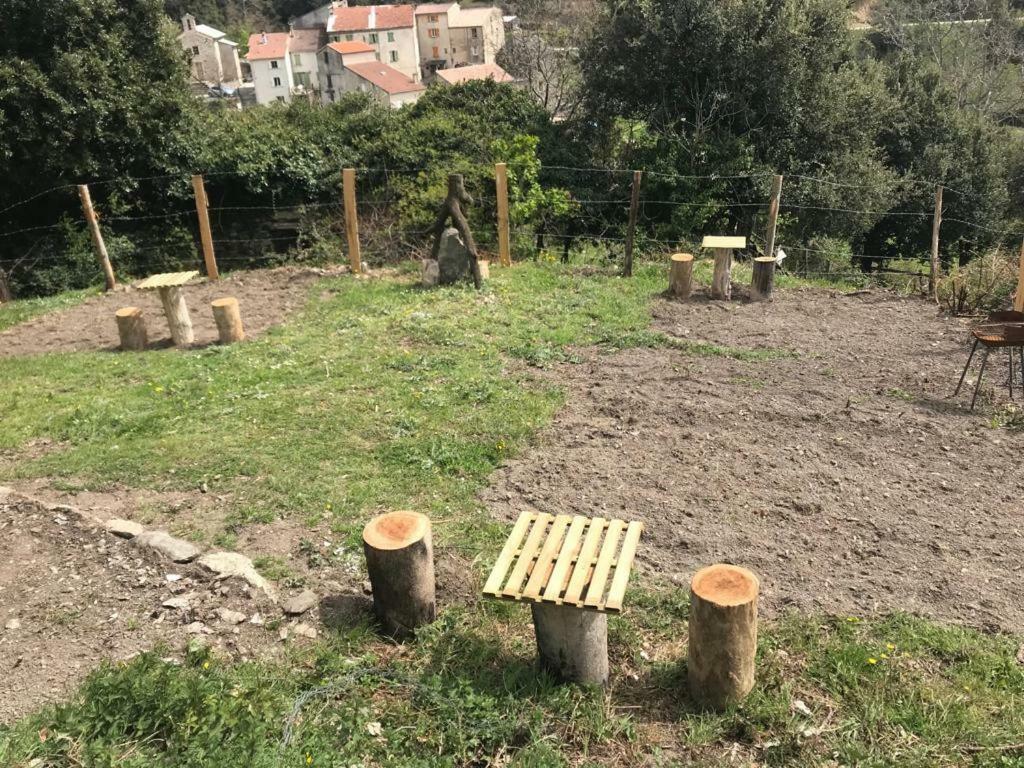 Camping L'Agrottu Au Coeur De La Corse Santa-Lucia-di-Mercurio 外观 照片
